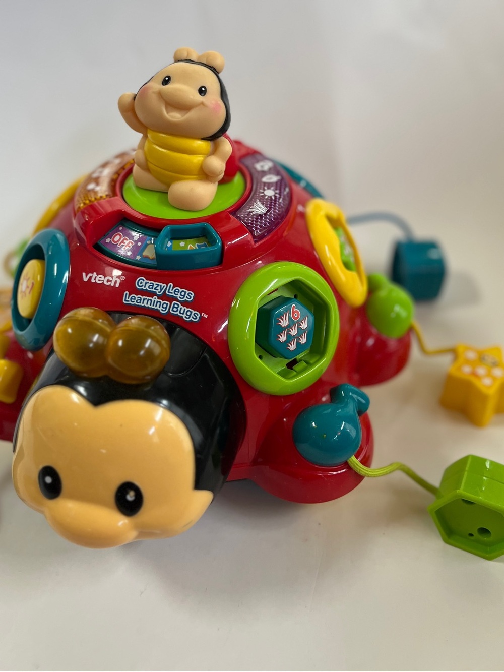 VTech Crazy Legs Learning Bugs Interactive Toy - Red & Yellow
